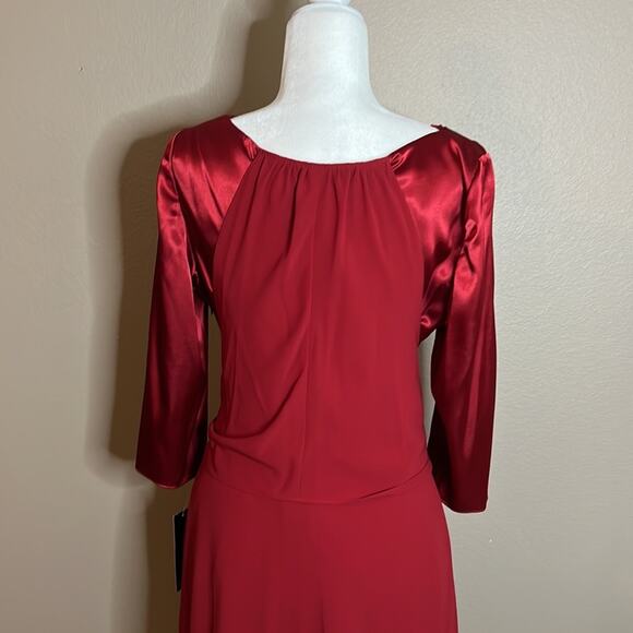 NWT Adrianna Papell Scarlet Mid-length Dress-NEW Size 10 - Picture 6 of 11